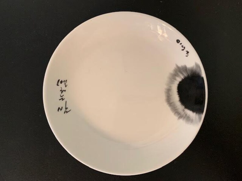 3 Scent of Hangul Bone China Plates/lie Sang Bong of Parisdesigner/for