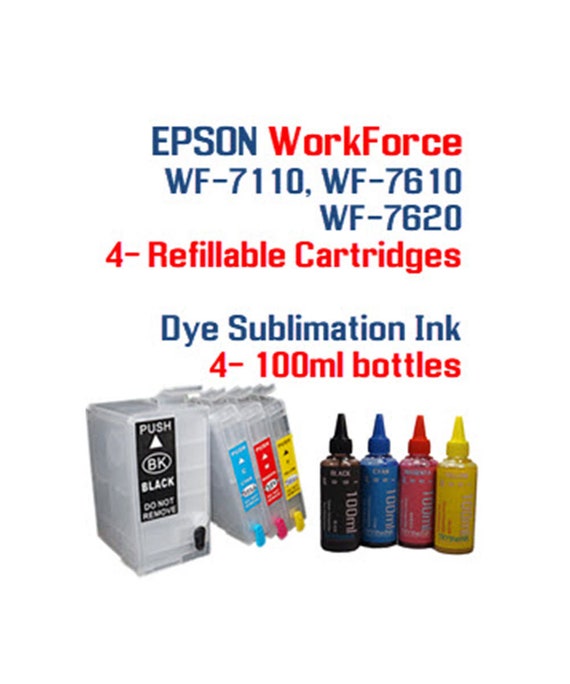 sublimation ink FOR Epson workforce 30 3640 3540 3620 3520 7510 7610 7110 7010