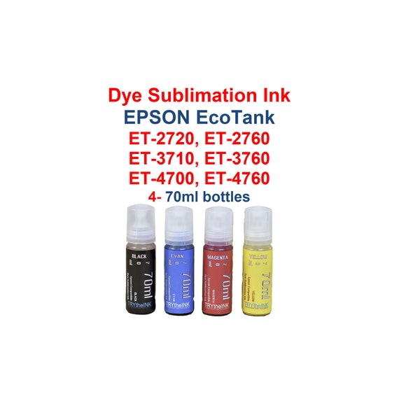 Dye Sublimation Ink Epson Ecotank Et 2720 Et 2760 Et 3710 Etsy