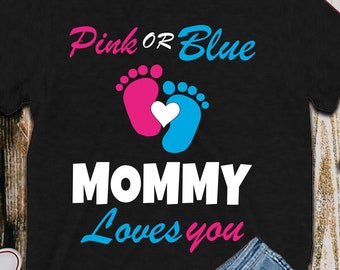 Pink Or Blue Svg Etsy