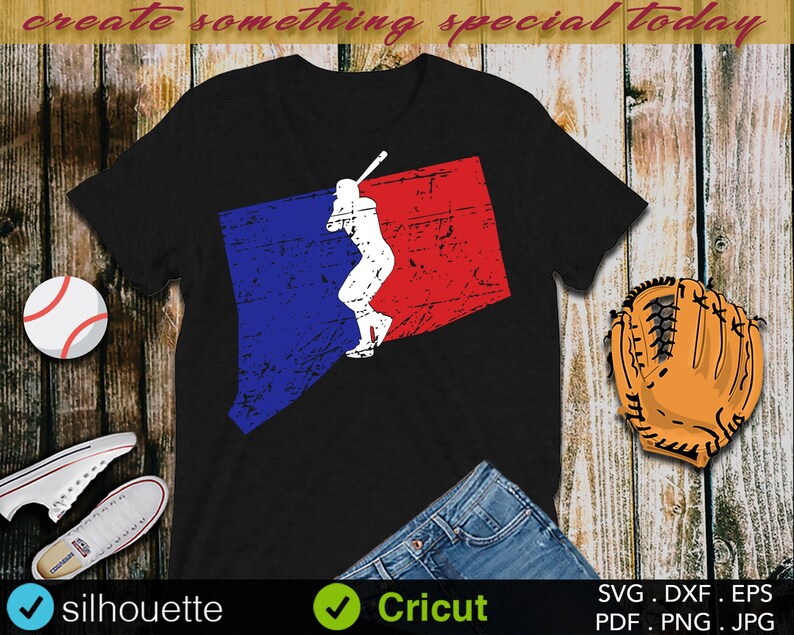 Download Cricut Decal Baseball Svg Vector Design Grunge Vintage Silhouette Distressed Map Connecticut State Cut File Iron Digital Download Kids Crafts Craft Supplies Tools 3D SVG Files Ideas | SVG, Paper Crafts, SVG File
