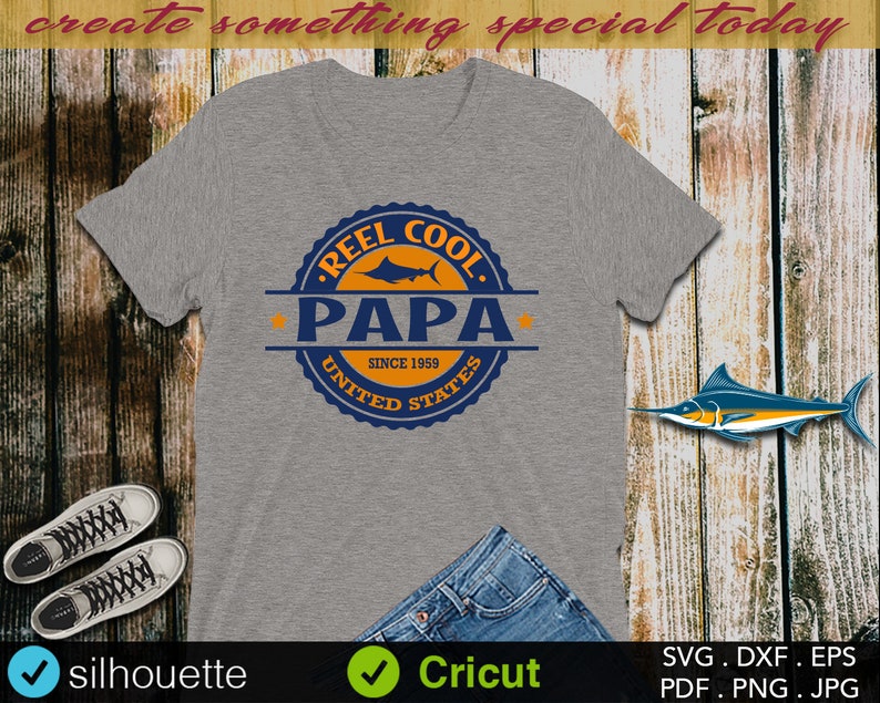 Download Digital Clipart Vector Printing Fishing Svg Dxf Cutting Birthday Cut File Files Design Fishing Daddy Png Reel Cool Papa Fish Svg Kits Craft Supplies Tools Vadel Com
