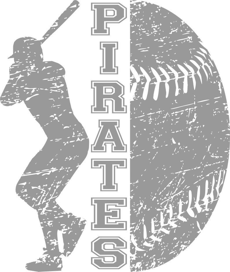 Download Pirates SVG Baseball Vintage Grunge Distressed | Etsy