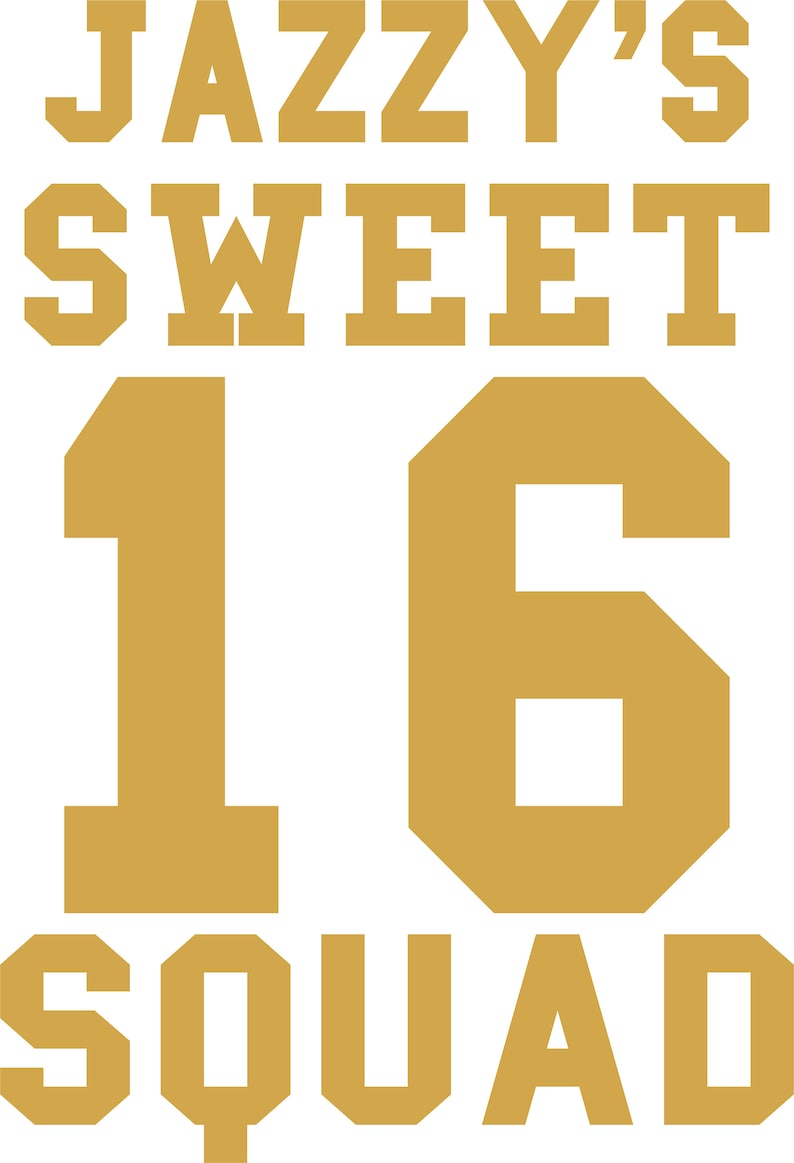 Download Sweet 16 Squad SvG Sweet 16 SVG Sixteenth Birthday SVG ...