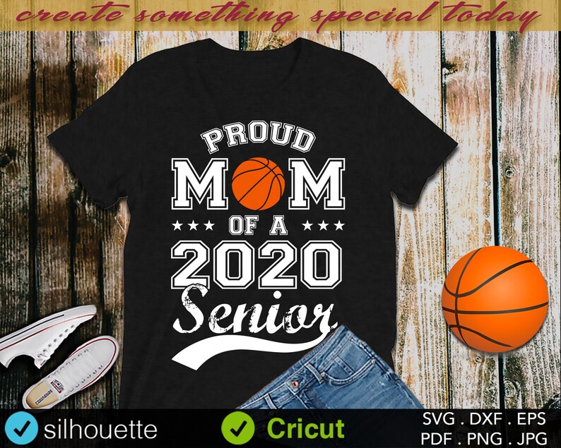 Download Proud Mom SvG Proud Mom of a 2020 Senior SvG Basketball ...