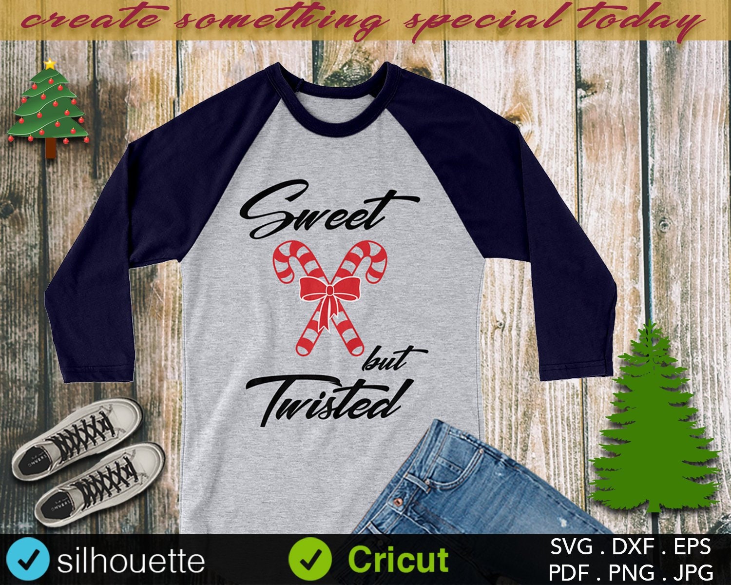 Download Christmas svg Sweet But Twisted Funny Christmas SVG Candy ...