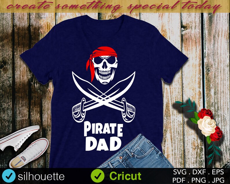 Download Pirate Dad SvG Pirate SvG Pirate Dad Squad SvG Party SvG ...