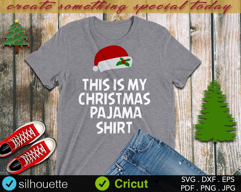 Download Christmas SVG This is My Christmas Pajama Shirt Christmas ...