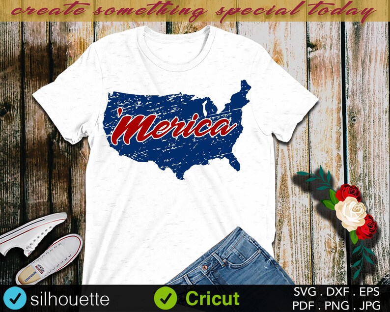 4th Of July Svg American Flag Svg Merica Svg Patriotic Svg Etsy
