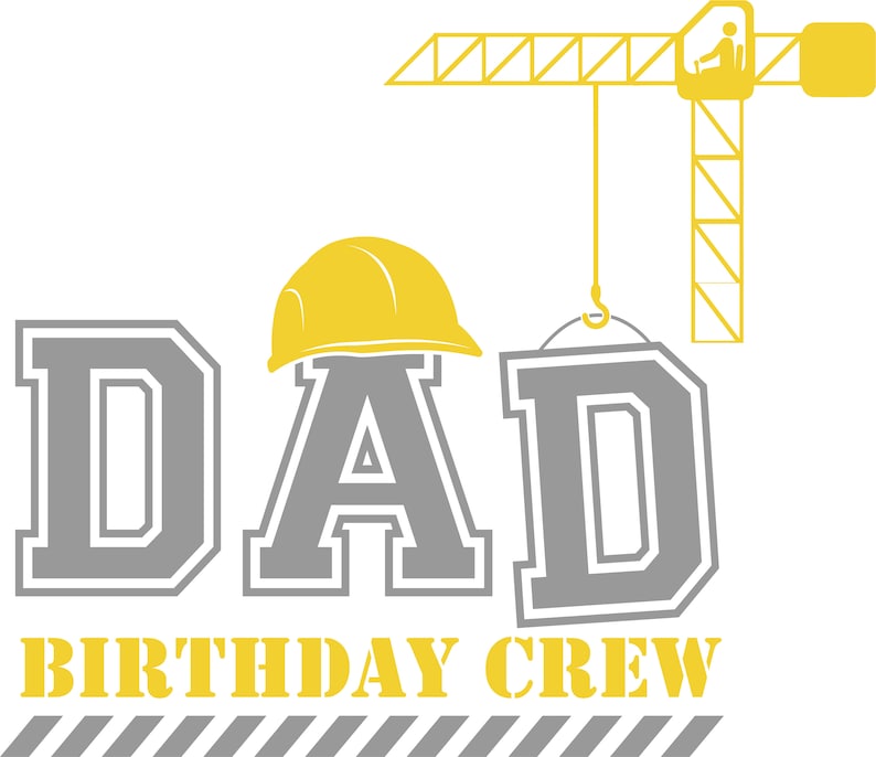 Download Dad Birthday Crew SVG Cut File Family Birthday Father | Etsy