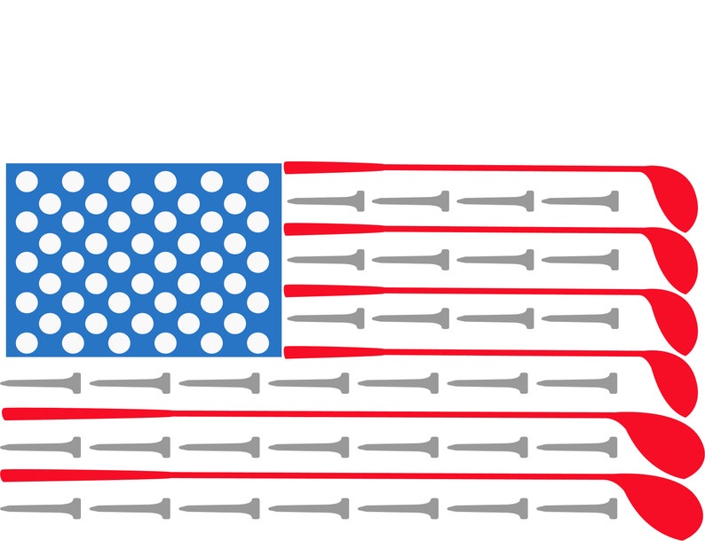 Golf SvG USA Flag SvG Men tshirt SvG Golf Ball SvG Etsy