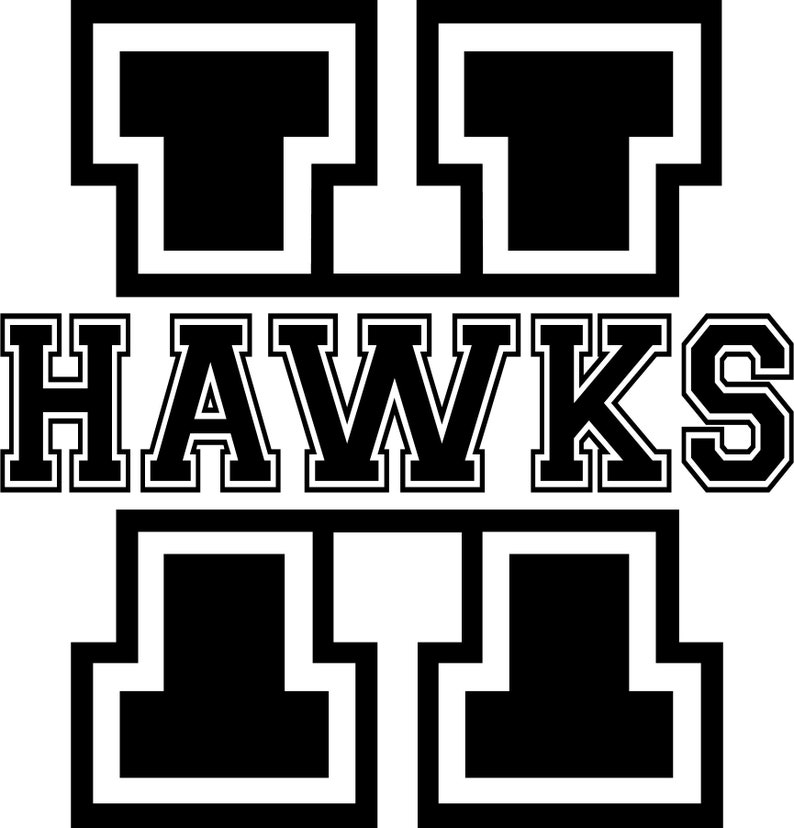 Hawks SvG Hawks Cut File Cheer SvG Baseball SvG Grunge Etsy