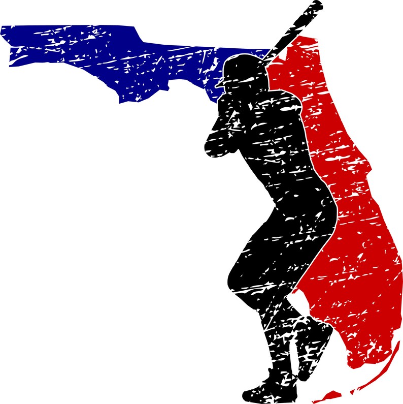 Download Baseball Svg Distressed Cut Files Digital Download Vintage Vector Design Map Iron Grunge Florida State Cricut Yellowimages Mockups