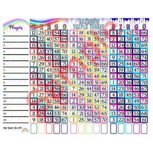 Triple Threat Rainbow BINGO, plateau 3 contre 1, mode 75 boules, 15 lignes. 1 Mixte & 1 Vierge Houdini Friendly