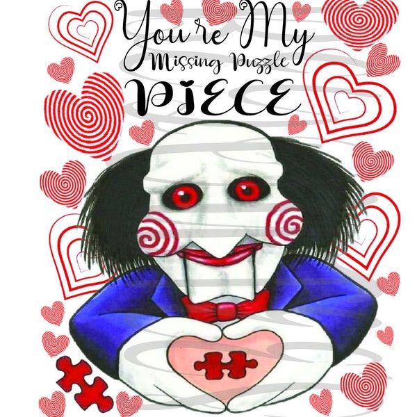 Jigsaw Valentines missing piece **DOWNLOAD ONLY***