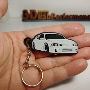 White Mitsubishi Eclipse 2G Keychain – JDM Car Accessories Gift