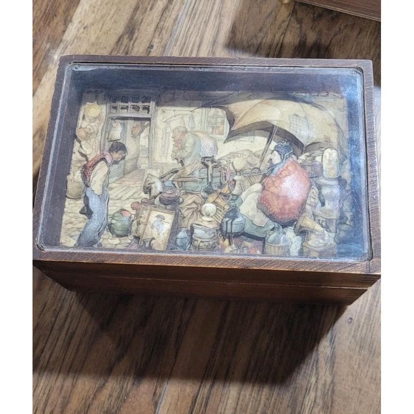 Anton pieck 3d shadow box - Etsy 日本
