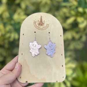 Bichota season earrings, Karol G earrings, Bichota earrings, Rose gold earrings, acrylic earrings