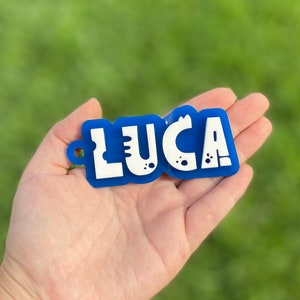 Dinosaur backpack tag |Retro Acrylic Keychain | 3D KeyChain | Acrylic Name Tag | Bag Tag | Dinosaur Christmas tag, stocking stuffer