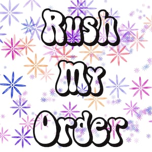 2 day - RUSH MY ORDER Fee