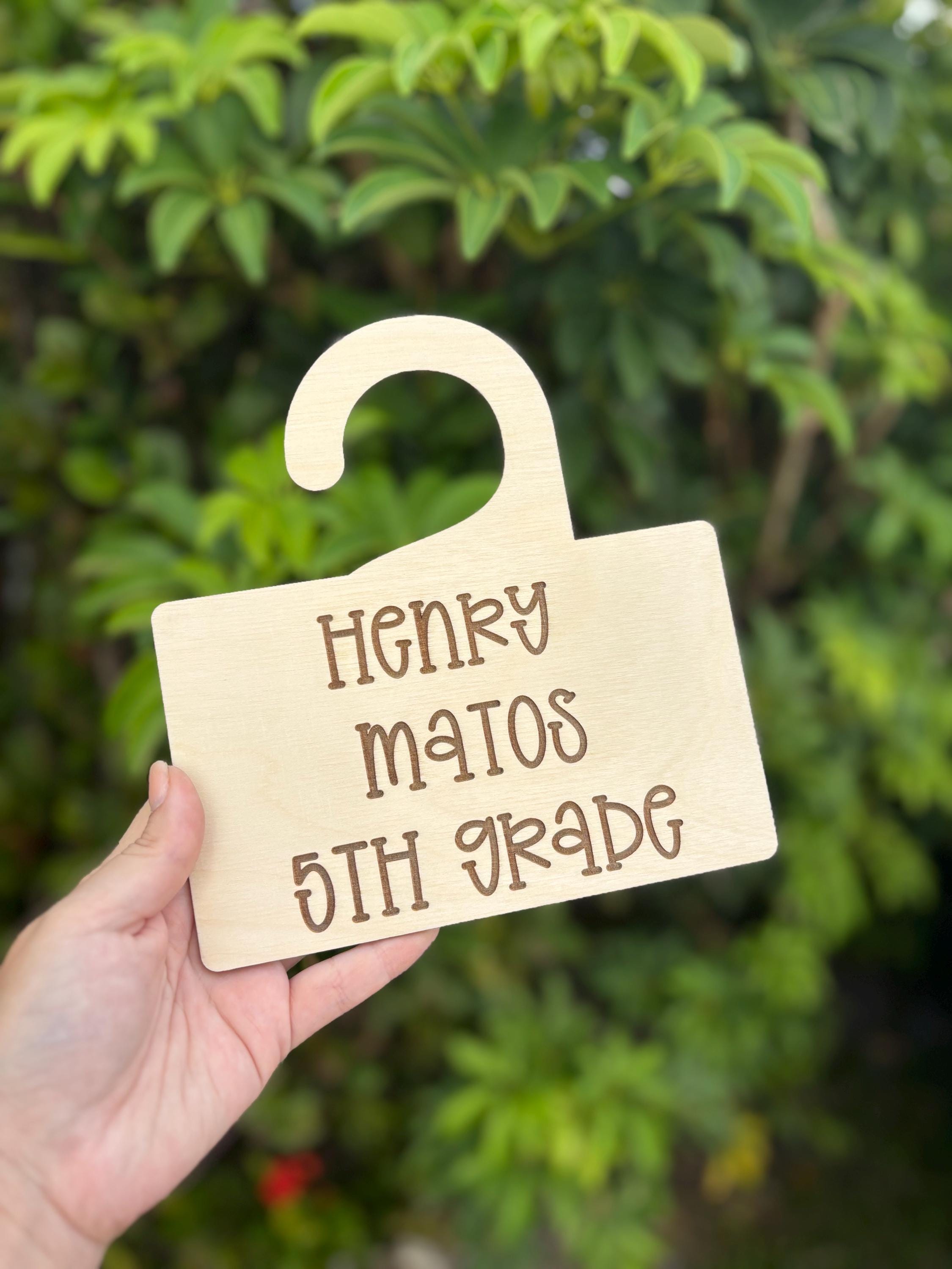 Wooden Carpool Name Sign,custom Student Pickup Tag, Back to School ...