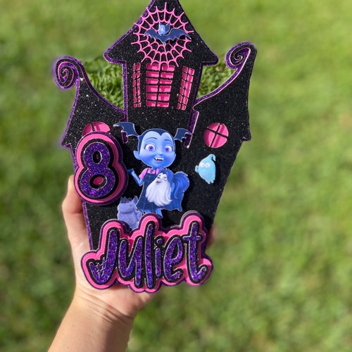 Vampirina 3d Cake Topper Vampire Girl Party Vampirina Etsy