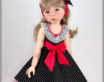 Meadow LL Ardyn/Masha doll clothes, Retro outfit for 20” Meadow dolls