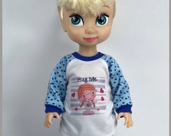 Ropa de muñeca Disney Animator, pijamas para muñecas de colección Disney Animator, ropa de muñeca de 16 ", top y leggings para muñecas de Disney Animator
