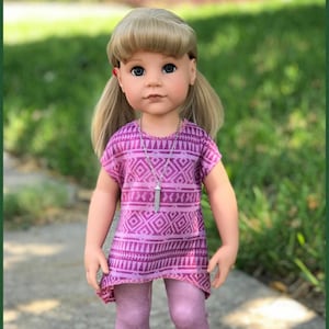 Gotz Doll Clothes, Summer Outfit for Gotz Hannah/Happy Kidz dolls, Clothes for Dolls,18 inch Doll Clothes,Gift for girl