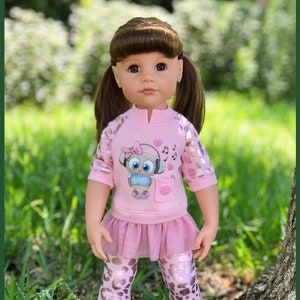 Gotz Doll Clothes, Summer Outfit for Gotz Hannah/Happy Kidz dolls, Clothes for Dolls,18 inch Doll Clothes,Gift for girl