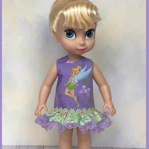 Disney Animator Clothes,Animators Collection Doll Dress, Tinker Bell dress for 16 inch Doll