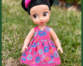 Disney Animator's doll Summer Clothes,Animators Collection Doll Dress, Floral dress for 16 inch Doll