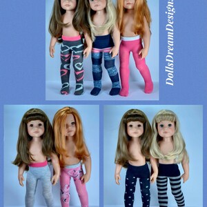Gotz Dolls Clothes, Gotz doll tights, Hannah/Happy Kidz Gotz/American Girl dolls tights,American Girl doll accessories,Leggings for Gotz Dol