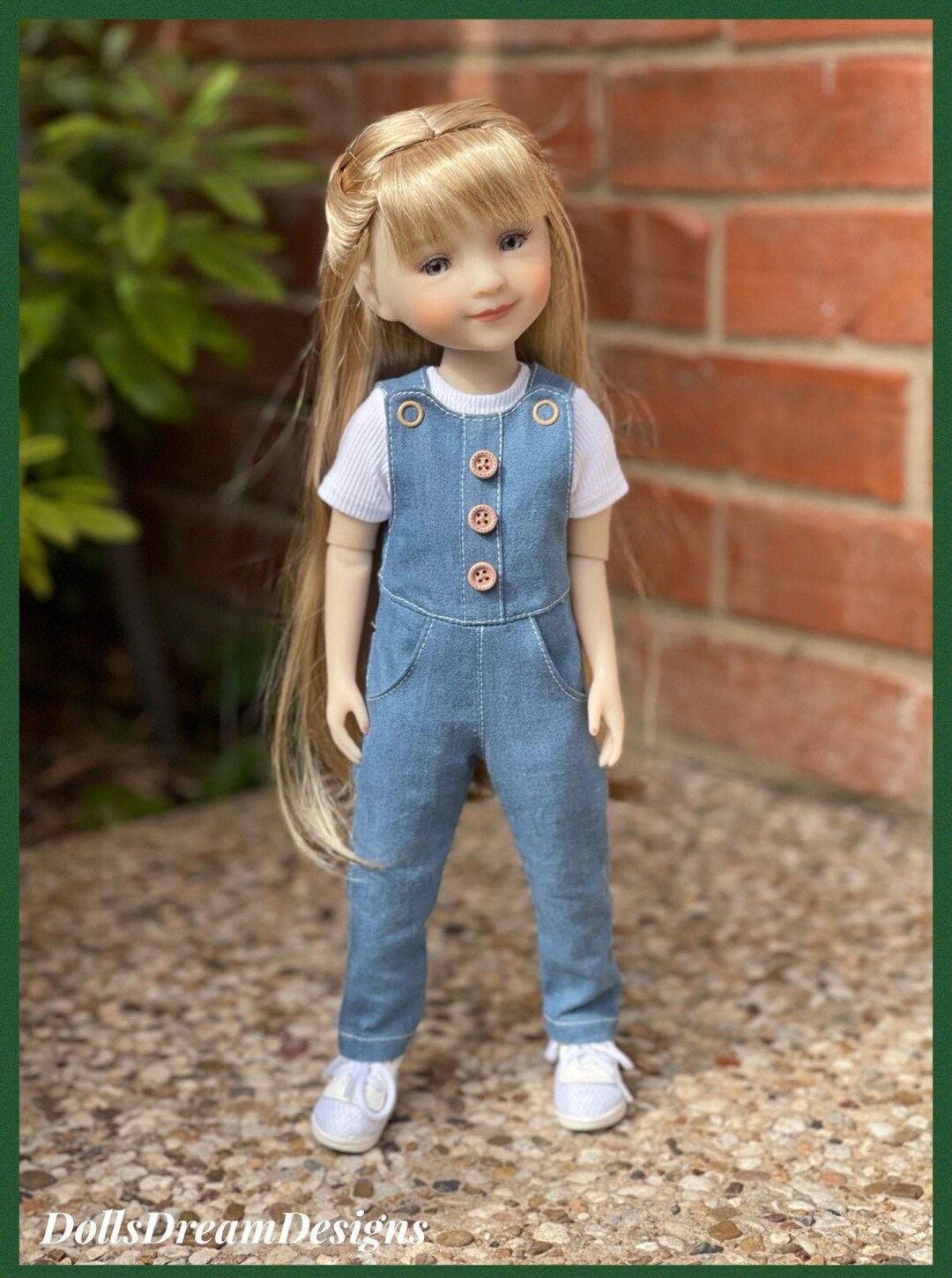 Ruby Red Doll Clothes, Denim Jumpsuit for Ruby Red Dolls. Etsy