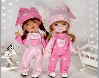 Meadow Twinkle Doll Clothes, Pink Stars jumpsuit for Meadow Twinkle