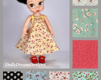 Ropa para muñecas Disney Animator’s Collection, vestido de verano para muñecas Disney de 16”