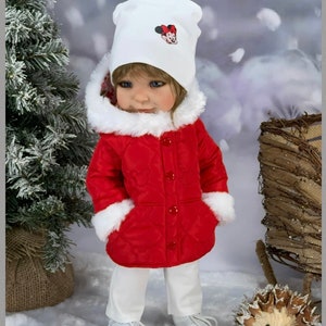 Moppet Meadow Doll Clothes, Jacket for Moppet Meadow Doll, 15 inch Doll Coat