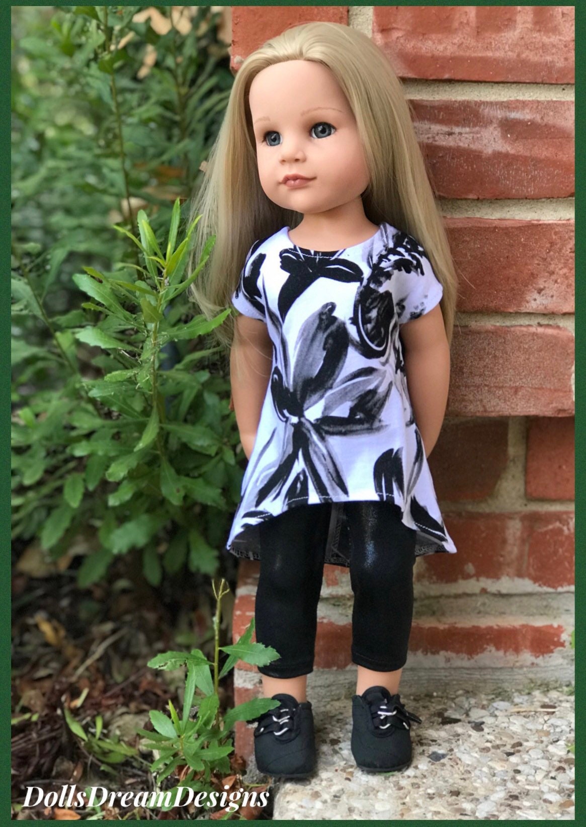 Gotz Doll Clothes, Summer Outfit for Gotz Hannah/Happy Kidz dolls, Clothes for Dolls,18 inch Doll Clothes,Gift for girl