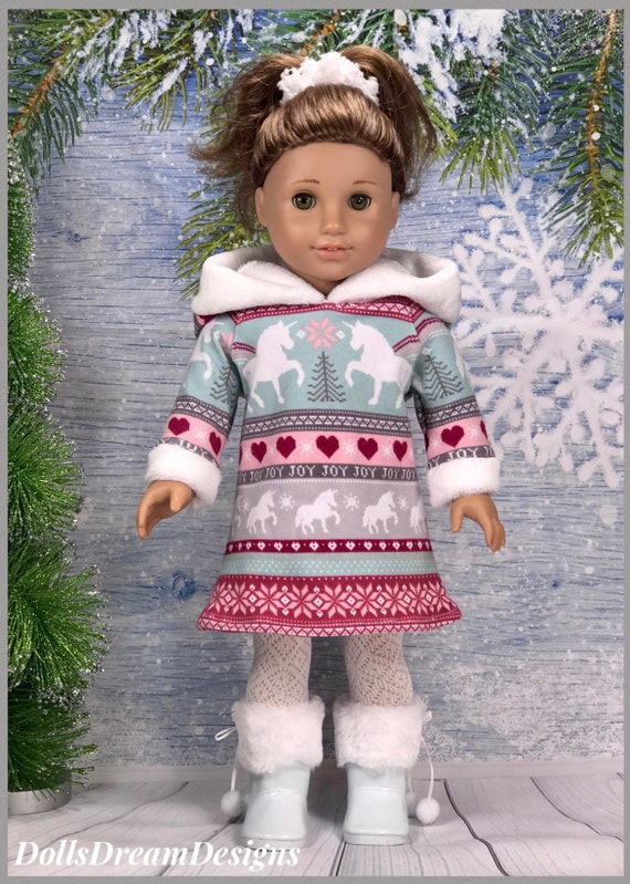 American Girl doll Clothes Christmas Outfit for AG dolls 18 | Etsy