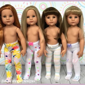 Gotz Dolls Clothes, Gotz doll tights, Hannah/Happy Kidz Gotz dolls tights, Leggings for Gotz Dol