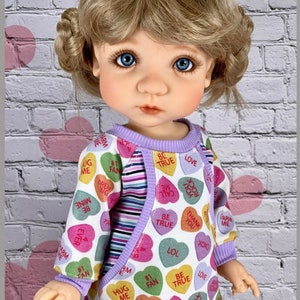 Meadow Mae Doll Clothes, Valentine’s Outfit for 15” Meadow Doll