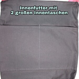 Turnbeutel Rucksack Kupfer Dreiecke pastell in 2 Größen Bild 4