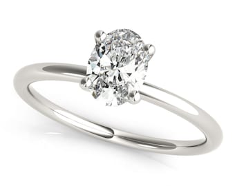 Lab-Grown Diamond Engagement Ring