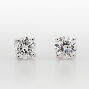 Flawless lab grown diamond Stud Earrings Beautiful Diamond Earrings Gift For Her Best For Anniversary Gift Wedding Earrings push back