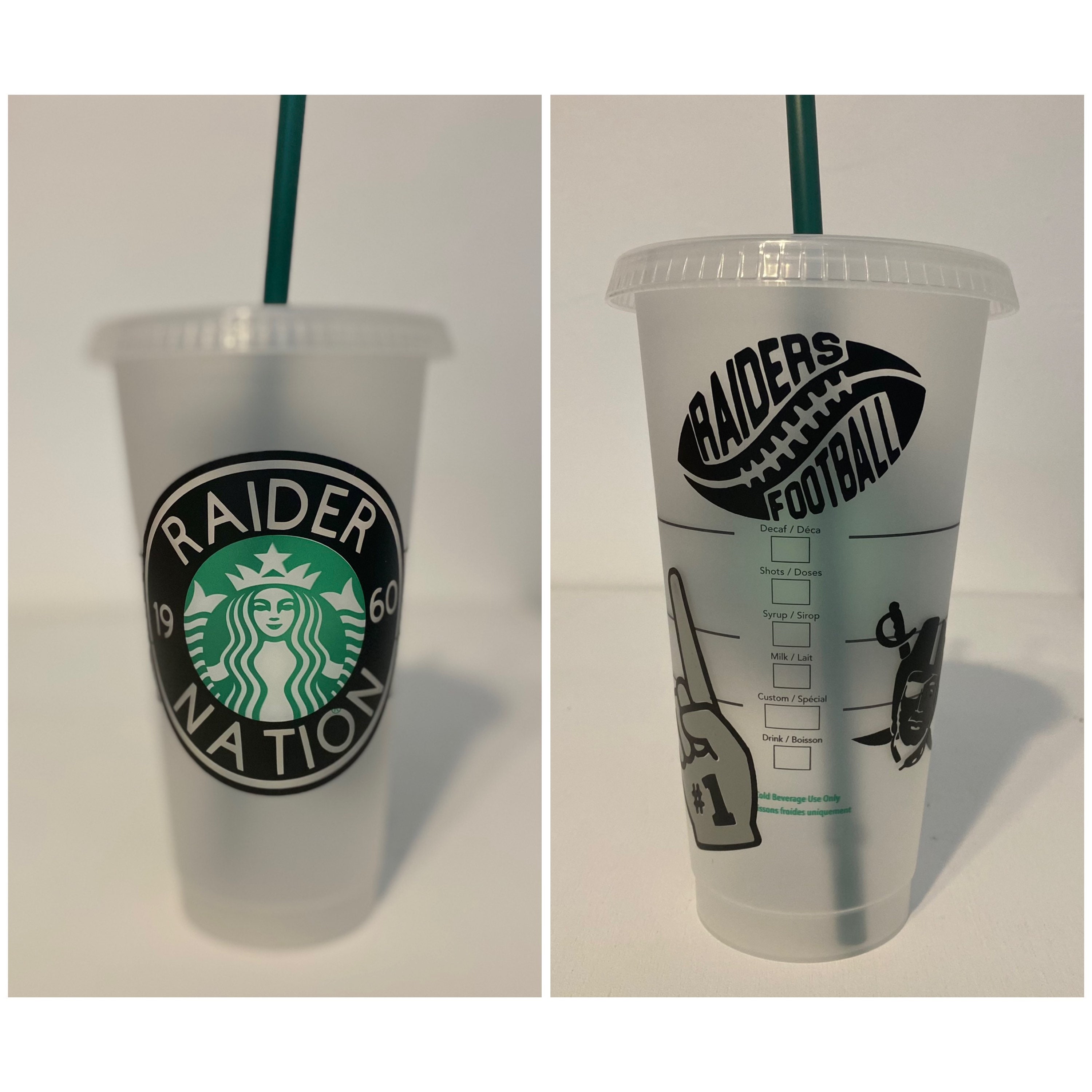 Starbucks Personalized Las Vegas Raiders Tumbler