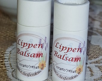 Lippenbalsam mit Ringelblume als Stick, palmölfrei,