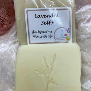 Lavendelseife (handgefertigte Hand- und Duschseife)