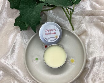 Lip balm with calendula, palm oil-free, 10 g in metal tin