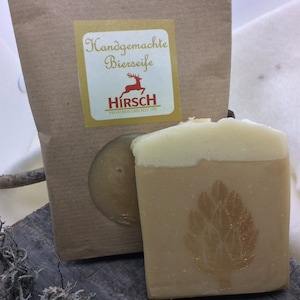 Beer soap with local Zwicklb beer, handmade