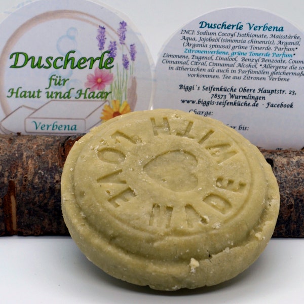 Solid shower gel / shampoo (Duscherle Verbena)